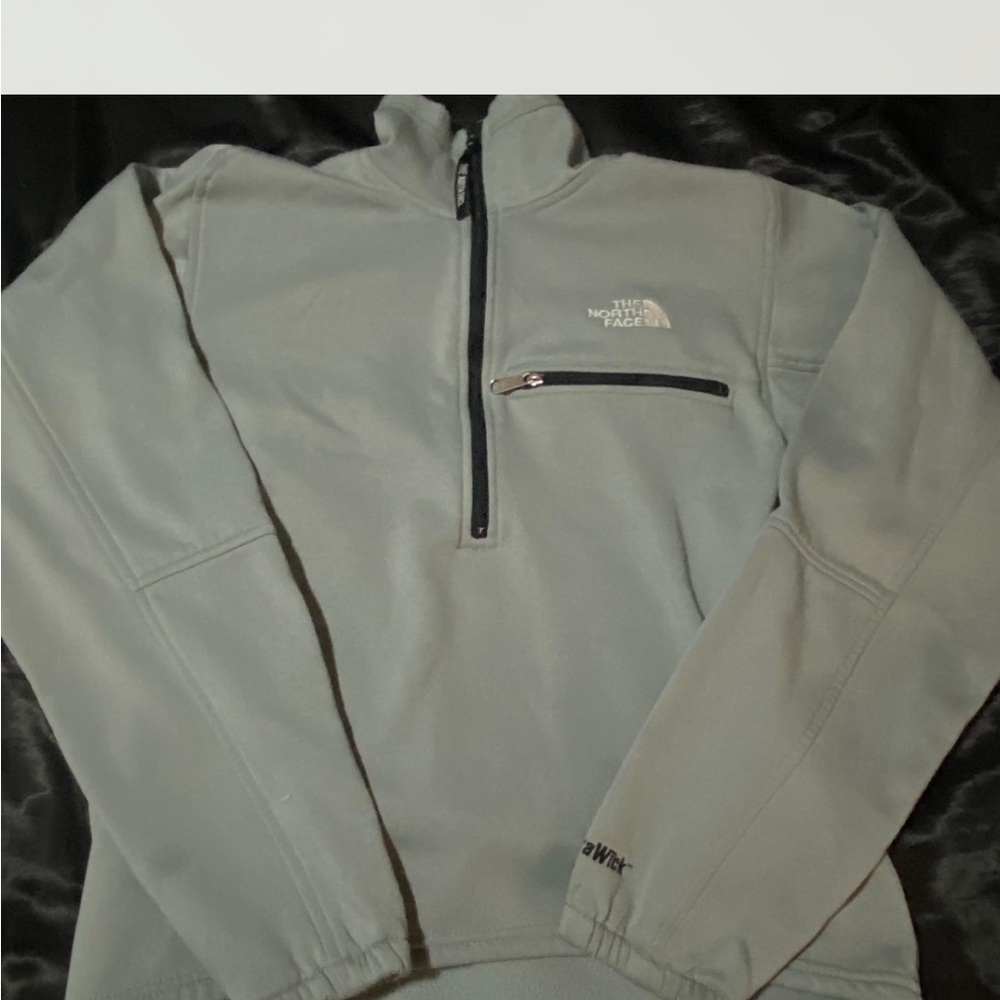 The North Face Gray Quarter-Zip Pullover